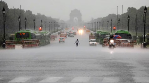 Delhi rain